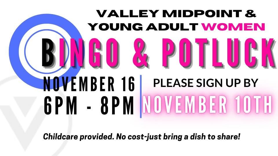 Valley Women\u2019s Bingo & Potluck 