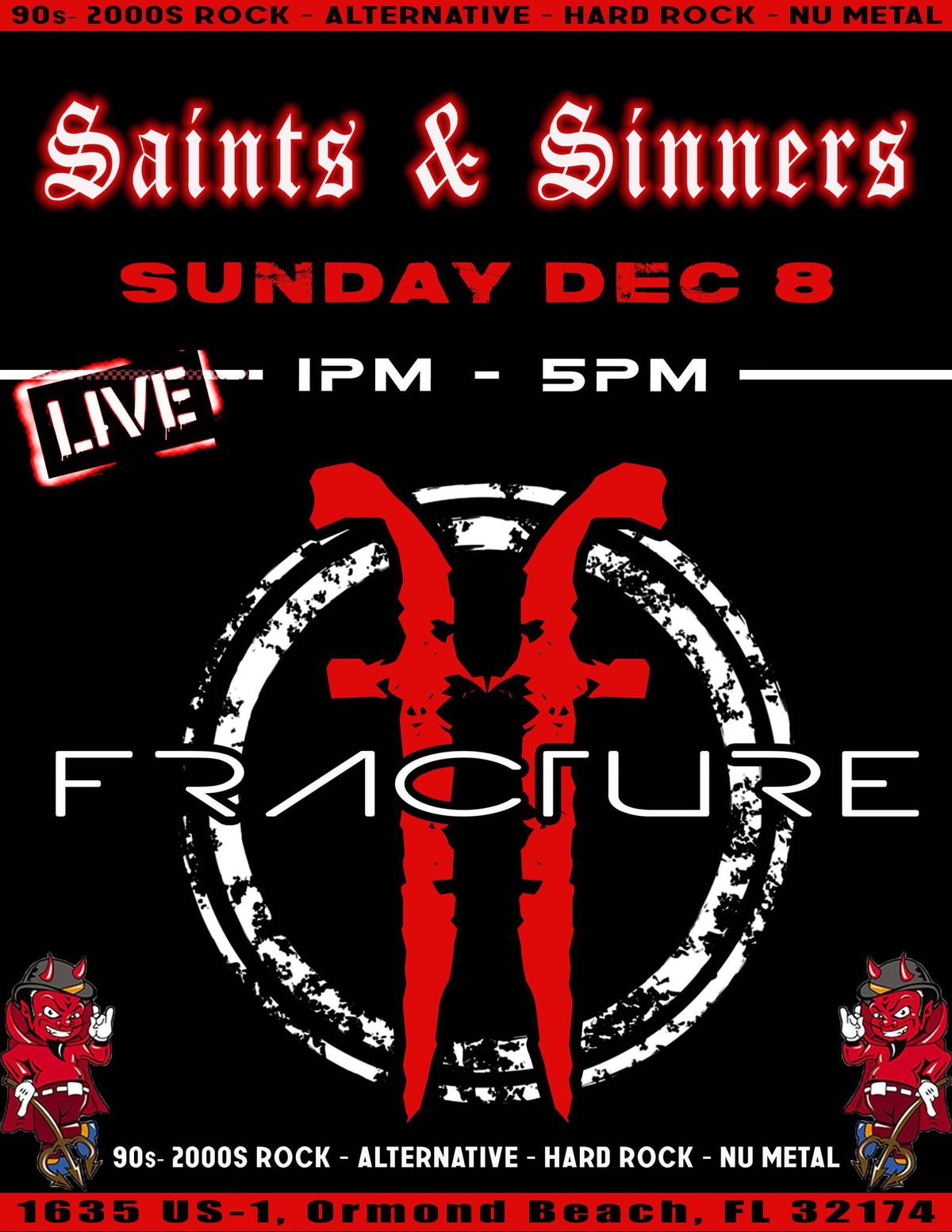 Fracture Live @ Saints & Sinners