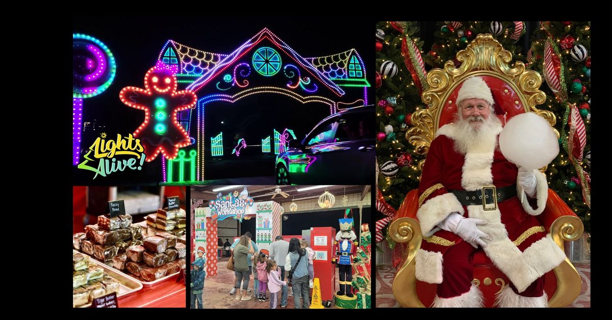 Lights Alive Drive-Thru Christmas Lights + Winter Wonderland Park & Play Festival