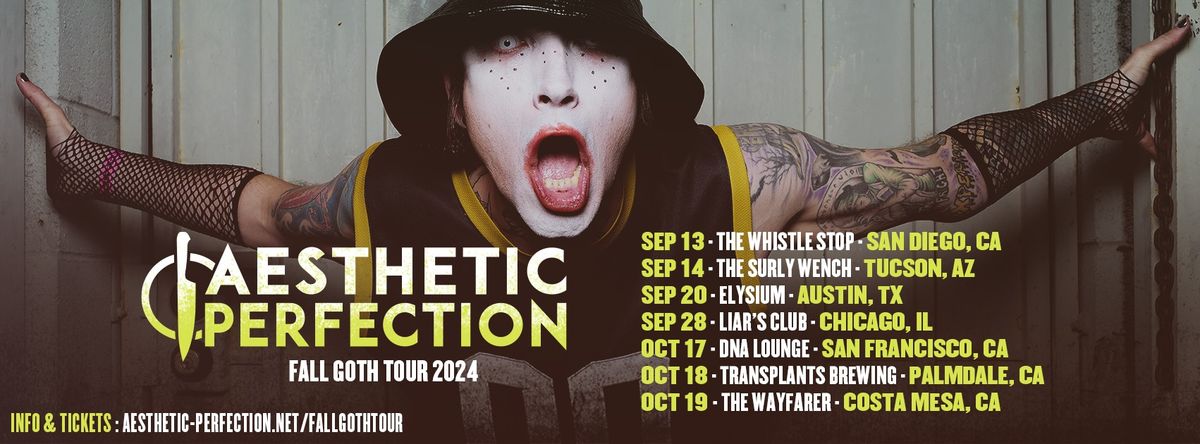 Aesthetic Perfection - Fall Goth Tour 2024 - Costa Mesa, CA 