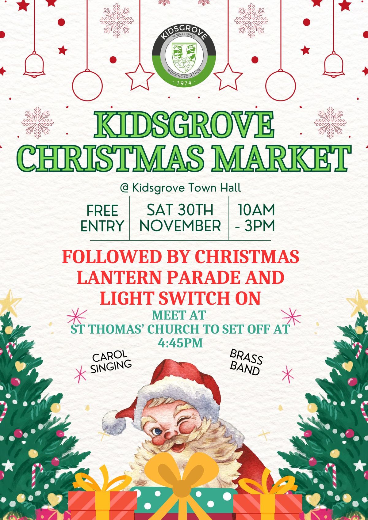 Christmas Market, Lantern Parade & Light Switch On! 