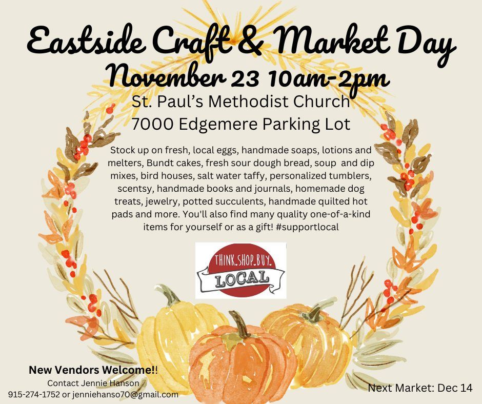 Eastside Craft and Market Day