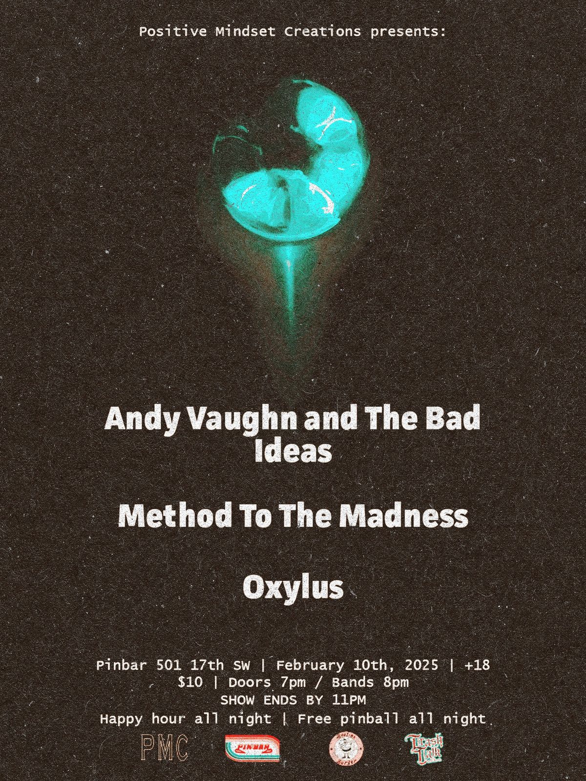 ANDY VAUGHN\/\/METHOD TO THE MADNESS\/\/OXYLUS @ PINBAR. OVER BY 11!