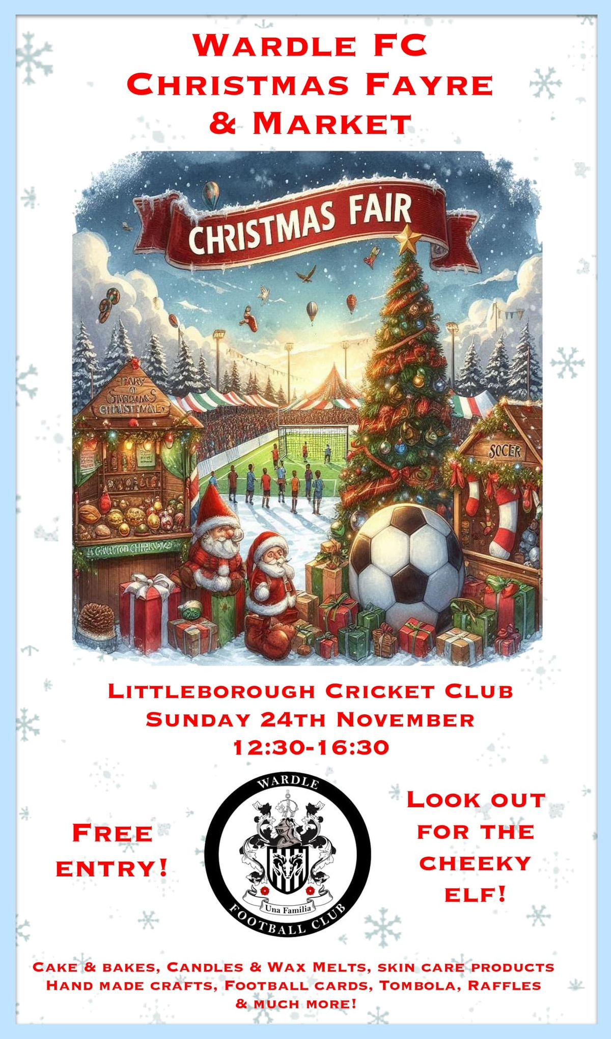 Wardle Football Club Christmas Fayre and Market