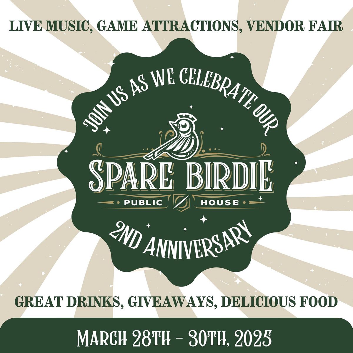 Spare Birdie Anniversary Celebration