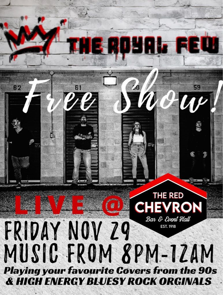 Live Music Night @The Red Chevron club with the Royal Few!