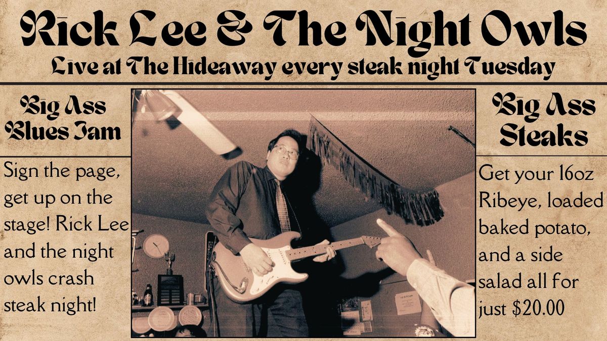 Tuesday Night Steak Special & Blues Jam