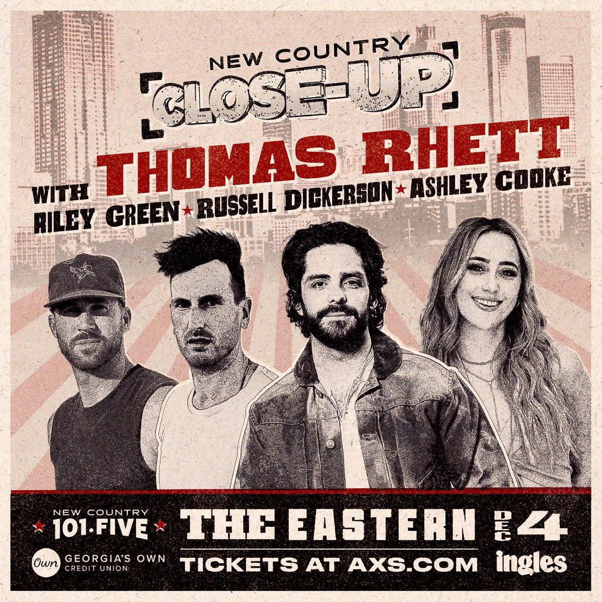 Thomas Rhett  Riley Green & Russell Dickerson