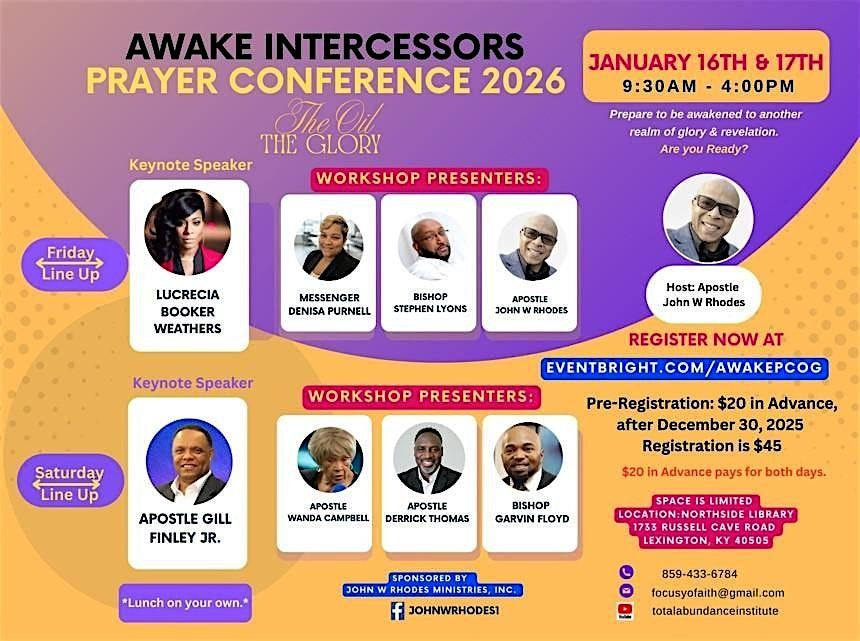 AWAKEINTERCESSORS: THE OIL. THE GLORY.