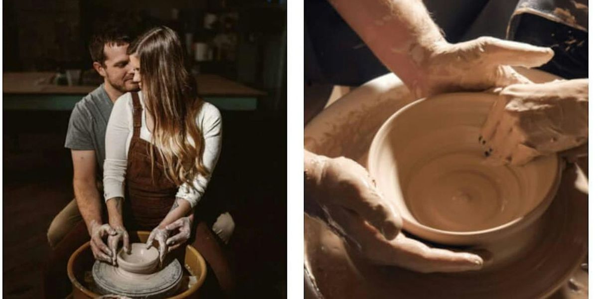 Wheel Throwing Pottery Class for Date Night