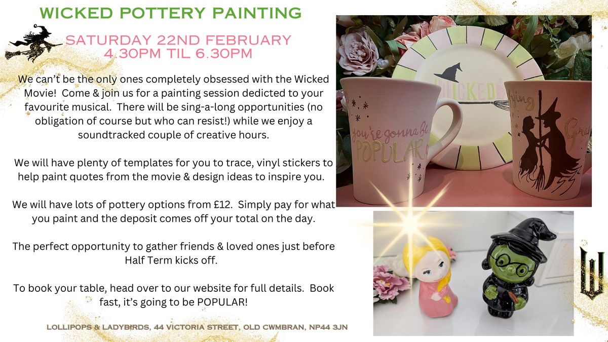 Wicked Pottery Painting