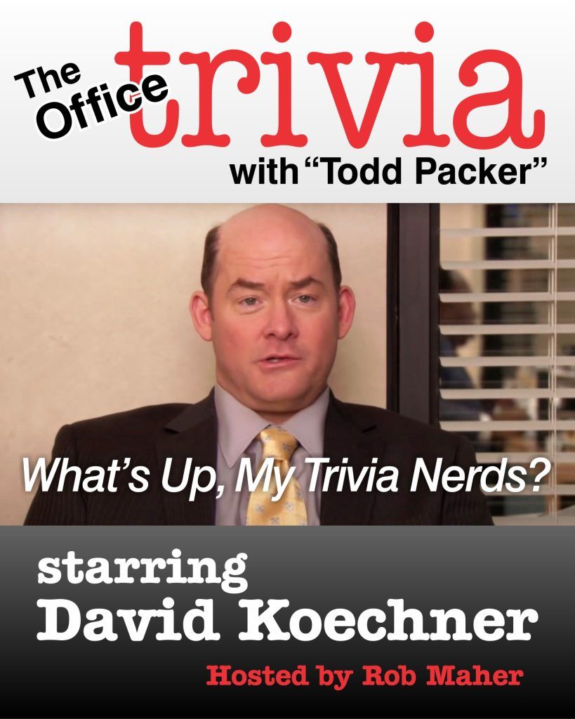The Office Trivia with Todd Packer