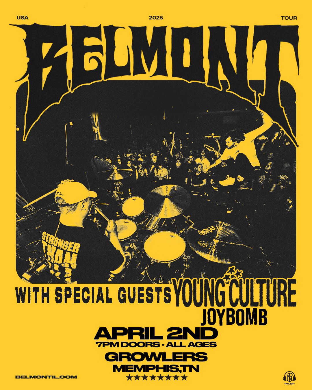 Belmont w\/ Young Culture & Joybomb at Growlers - Memphis,TN