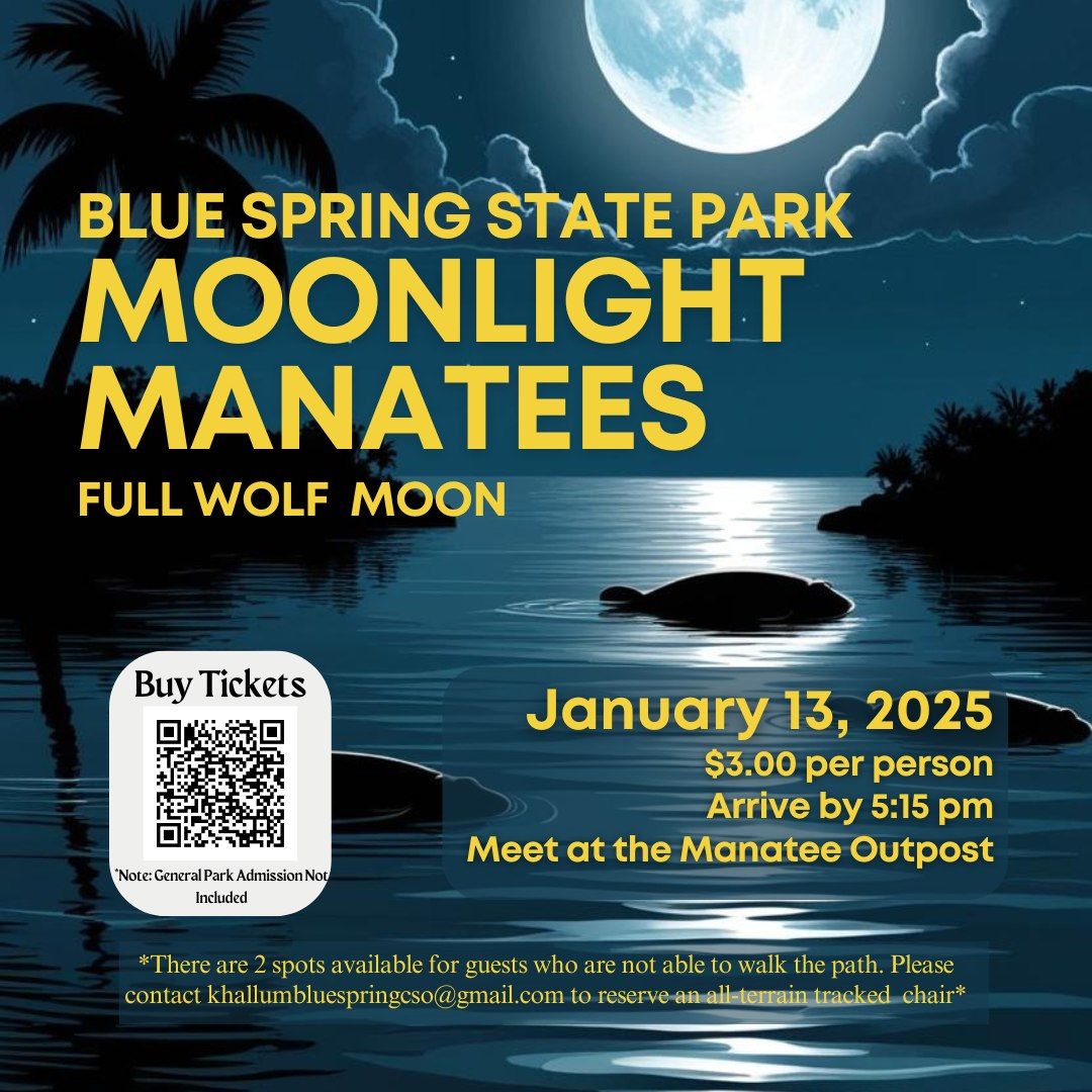 Moonlight Manatees "Full Wolf Moon"