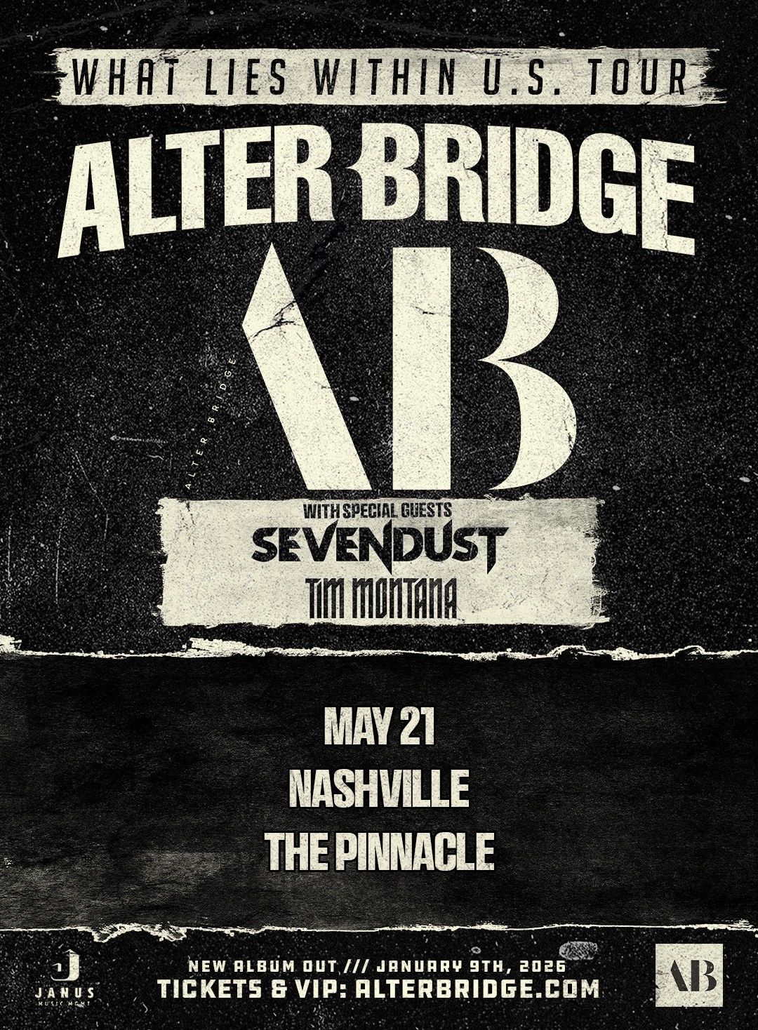 Alter Bridge  Sevendust  & Tim Montana