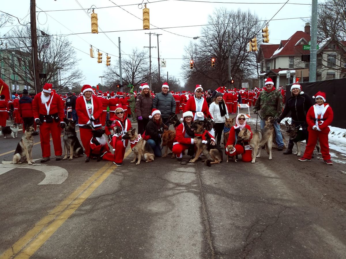 YMCA Santa Walk with the dogs