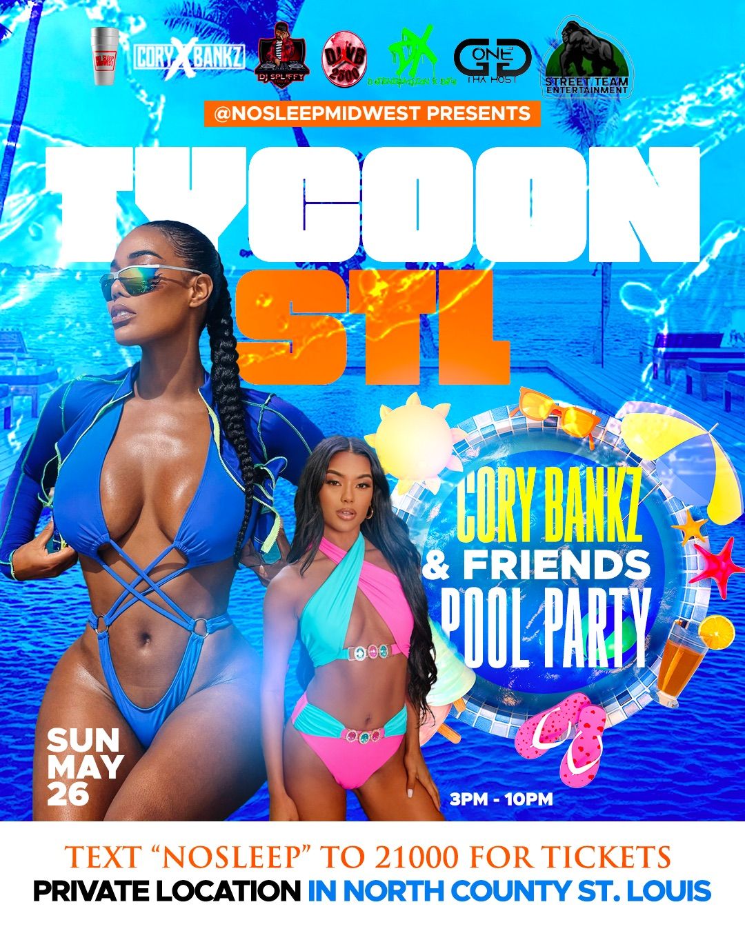 TYCOON STL: Cory Bankz & Friends Pool Party