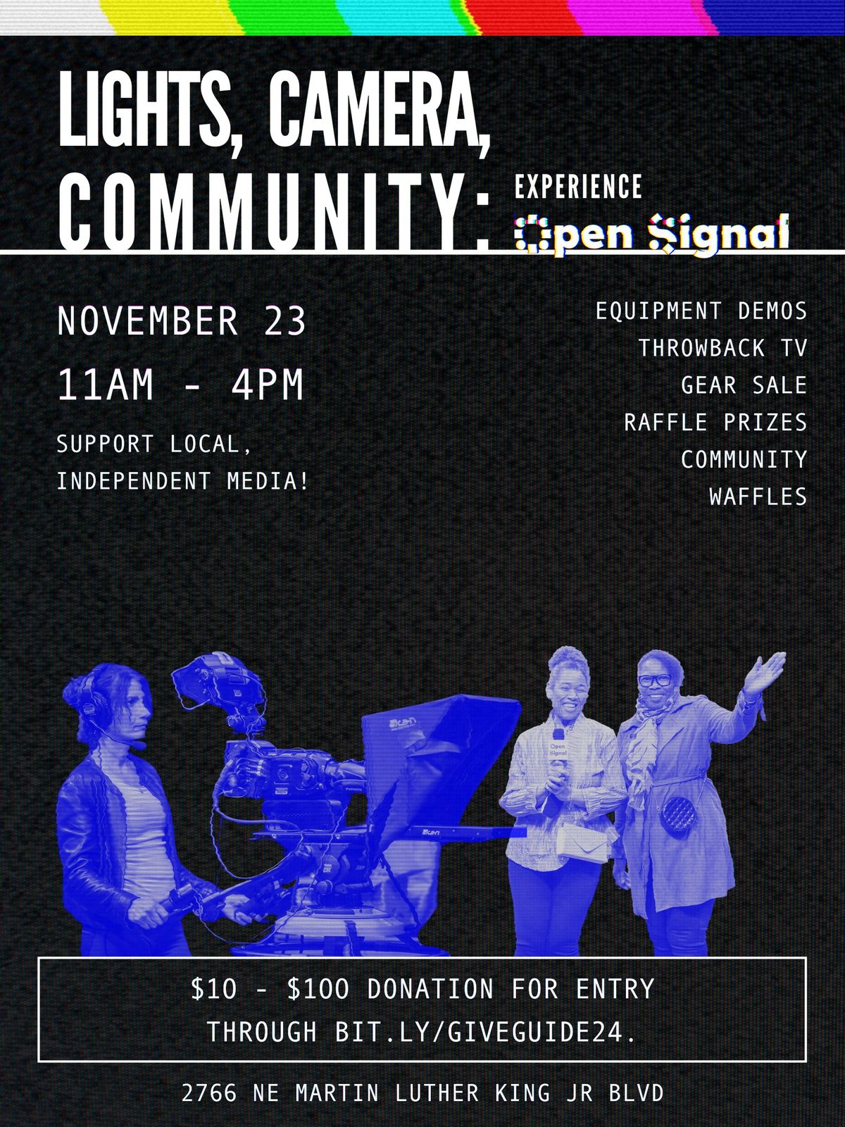 Lights, Camera, Community: Exp\u00e9rience Open Signal