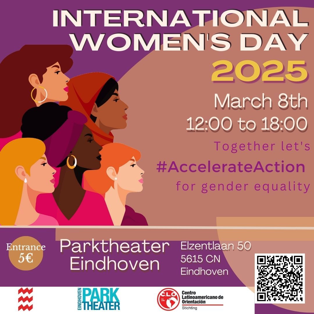 International Women's Day 8 March 2025. Together, let\u2019s # Accelelerate Action for gender equality