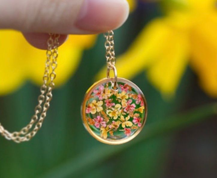 Pressed Flower Resin Jewelry