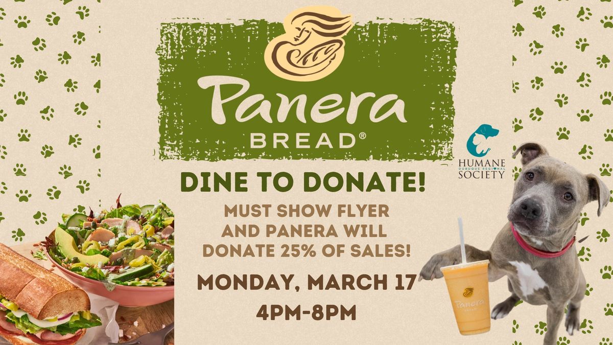 Dine to Donate at Panera Bread