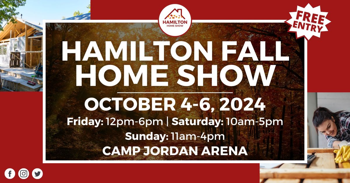 Hamilton County Fall Home Show, October 4-6, 2024