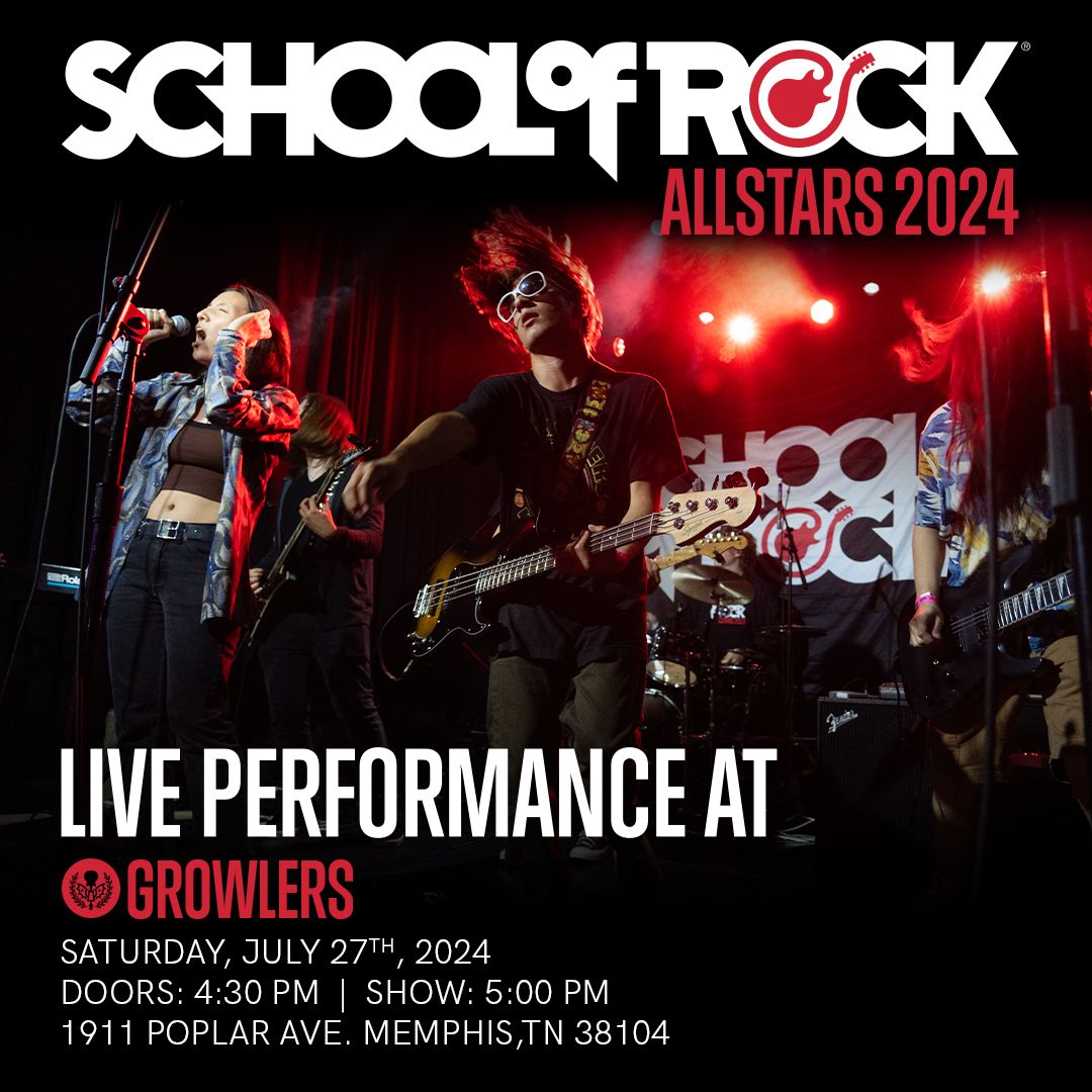 School of Rock Allstars at Growlers - Memphis,TN