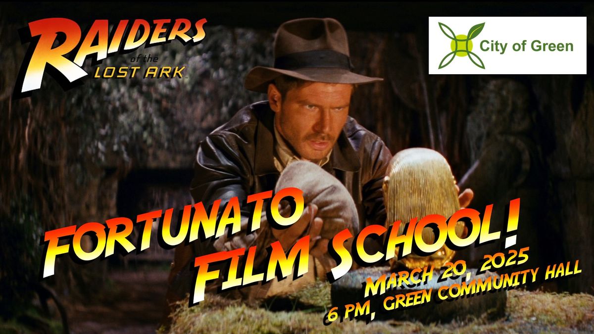 Fortunato Film School LIVE - Raiders of the Lost Ark!