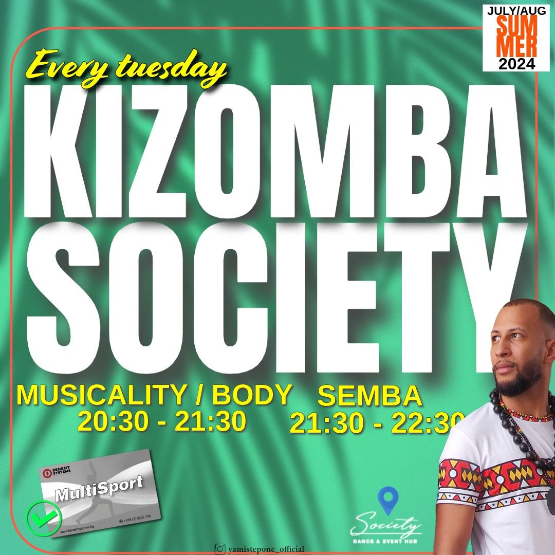 Kizomba\/Semba SOCIETY - SUMMER Tuesdays