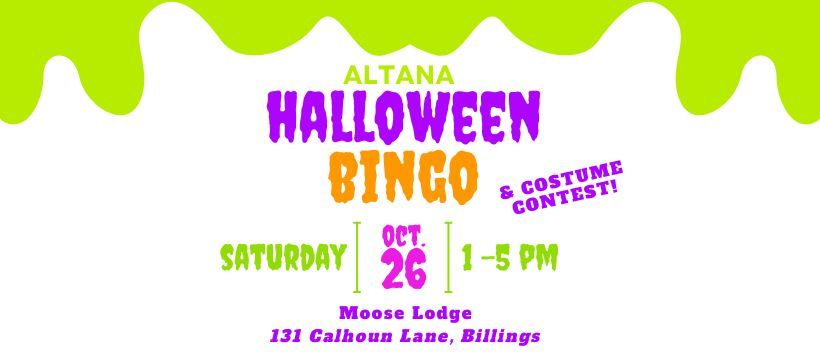 Altana F.C.U. Halloween Bingo Night for Relay for Life of Yellowstone!