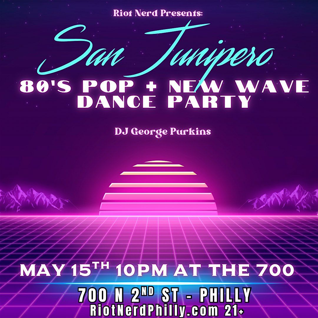San Junipero: 80\u2019s Pop & New Wave Party