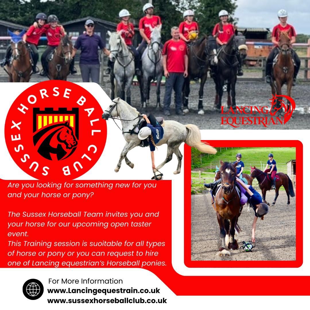 Sussex Horseball Club  \u201cHave a go\u201d Open Evening 