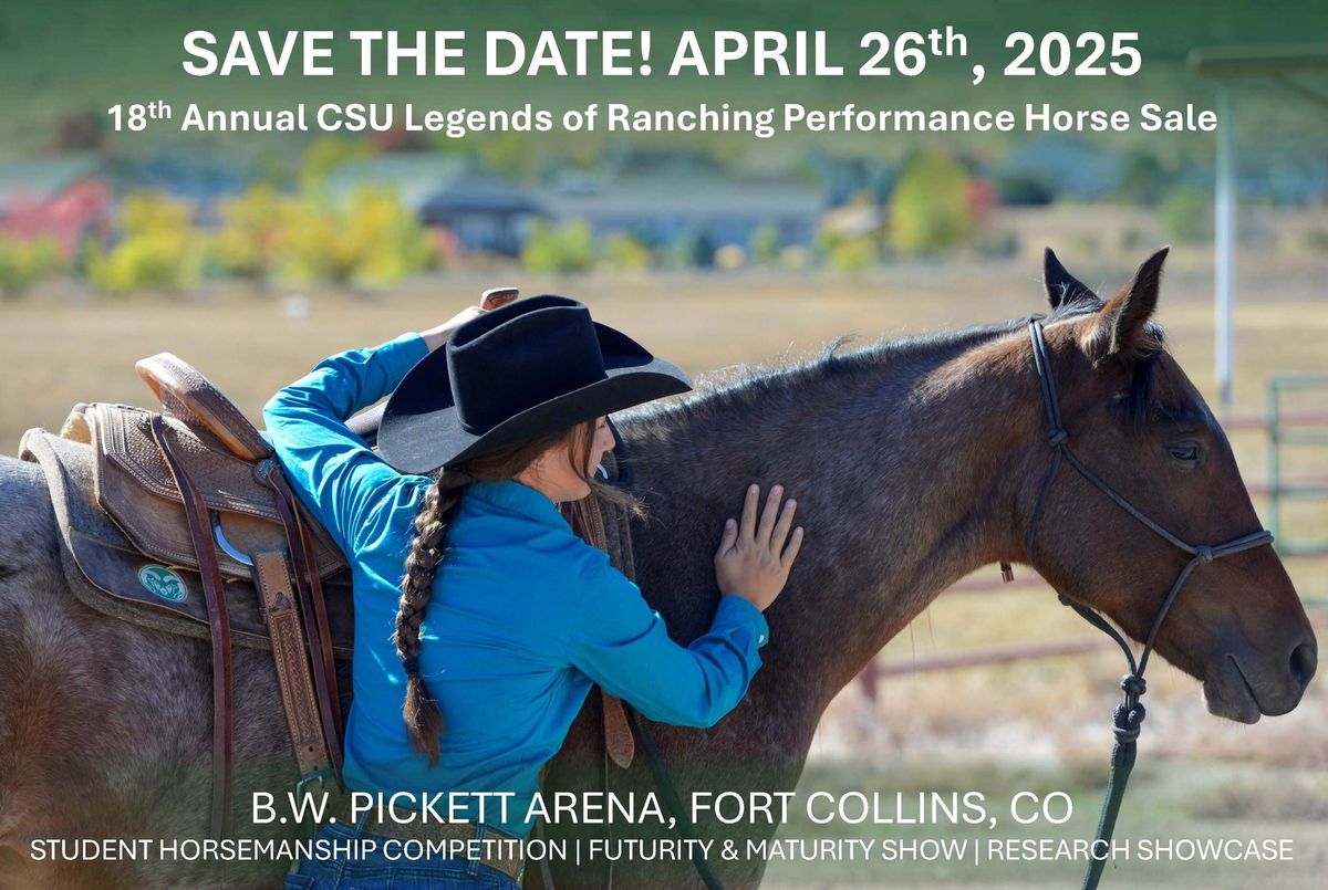 18th annual Legends of Ranching Performance Horse Sale