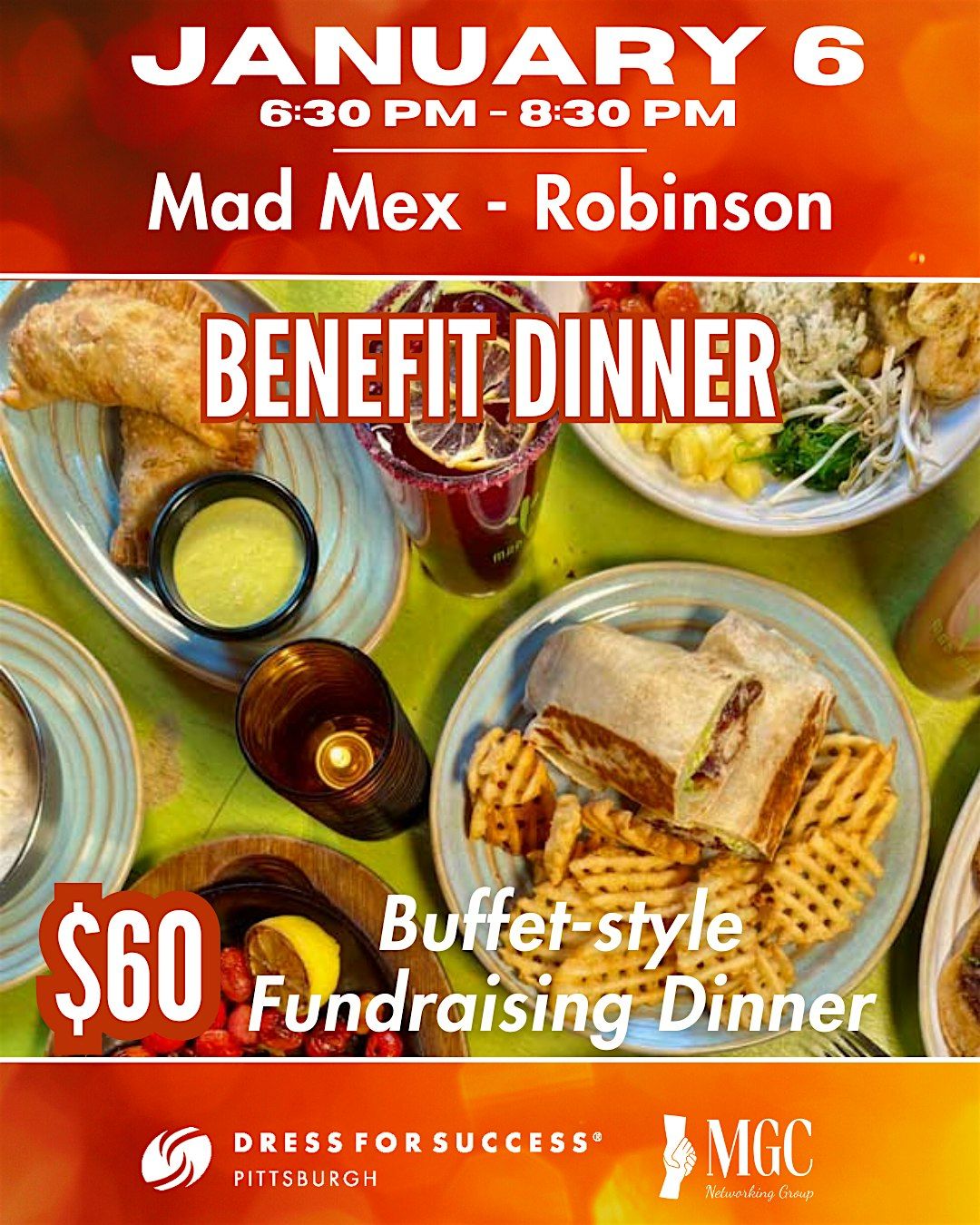 MGC Networking Event: Mad Mex Robinson Benefit Dinner