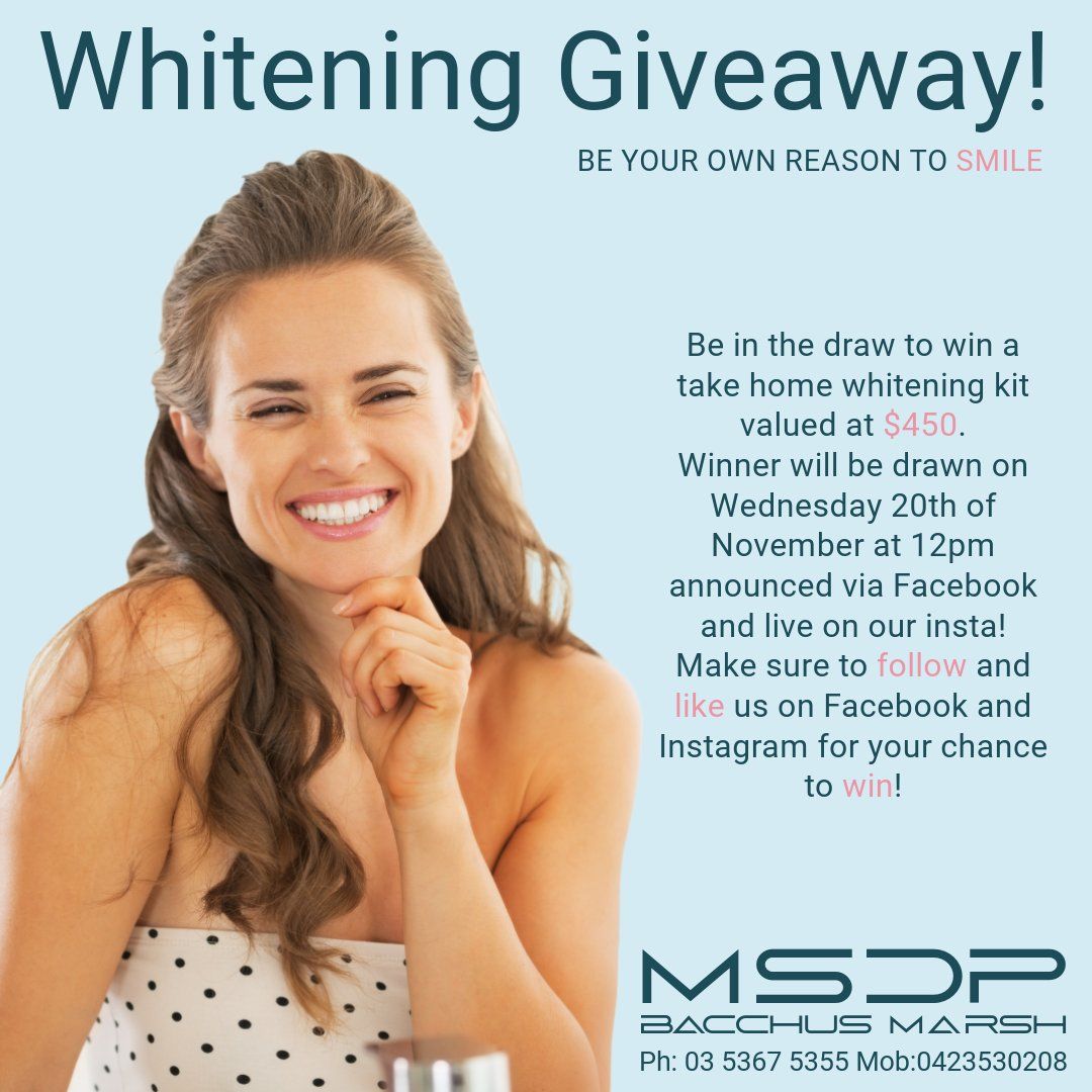 Whitening lucky draw 