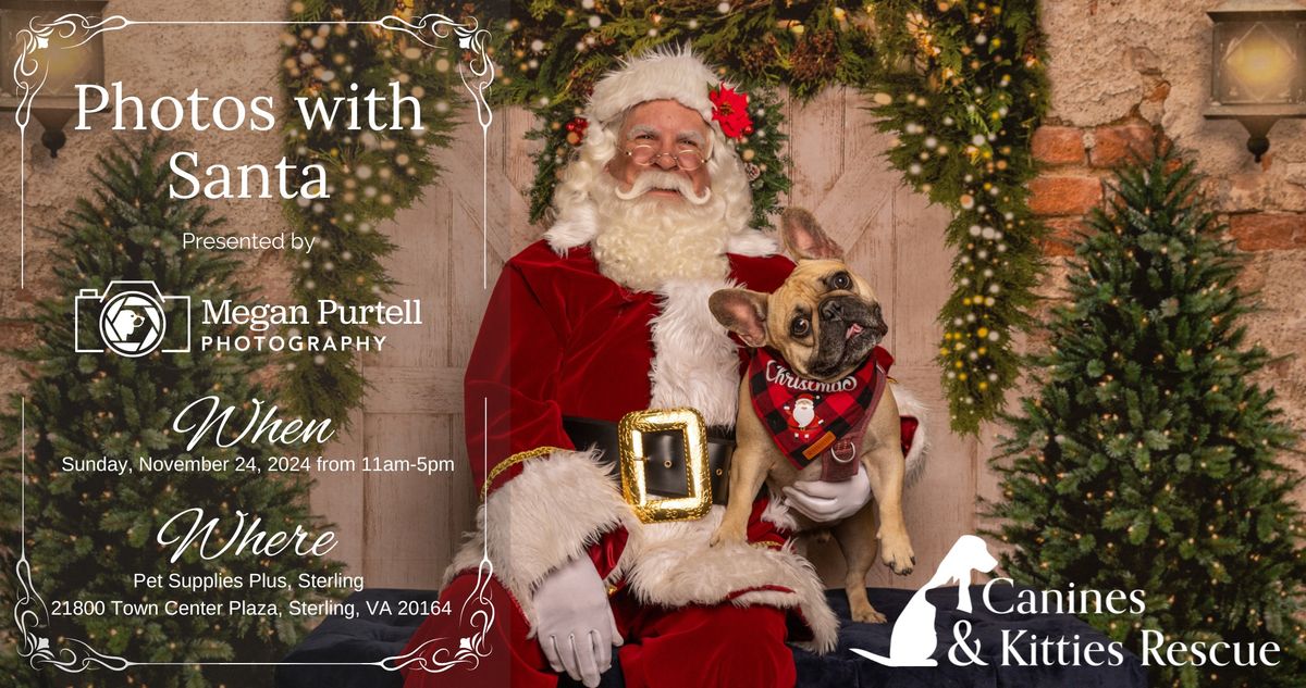 Pet Photos With Santa\/ Adoption Event