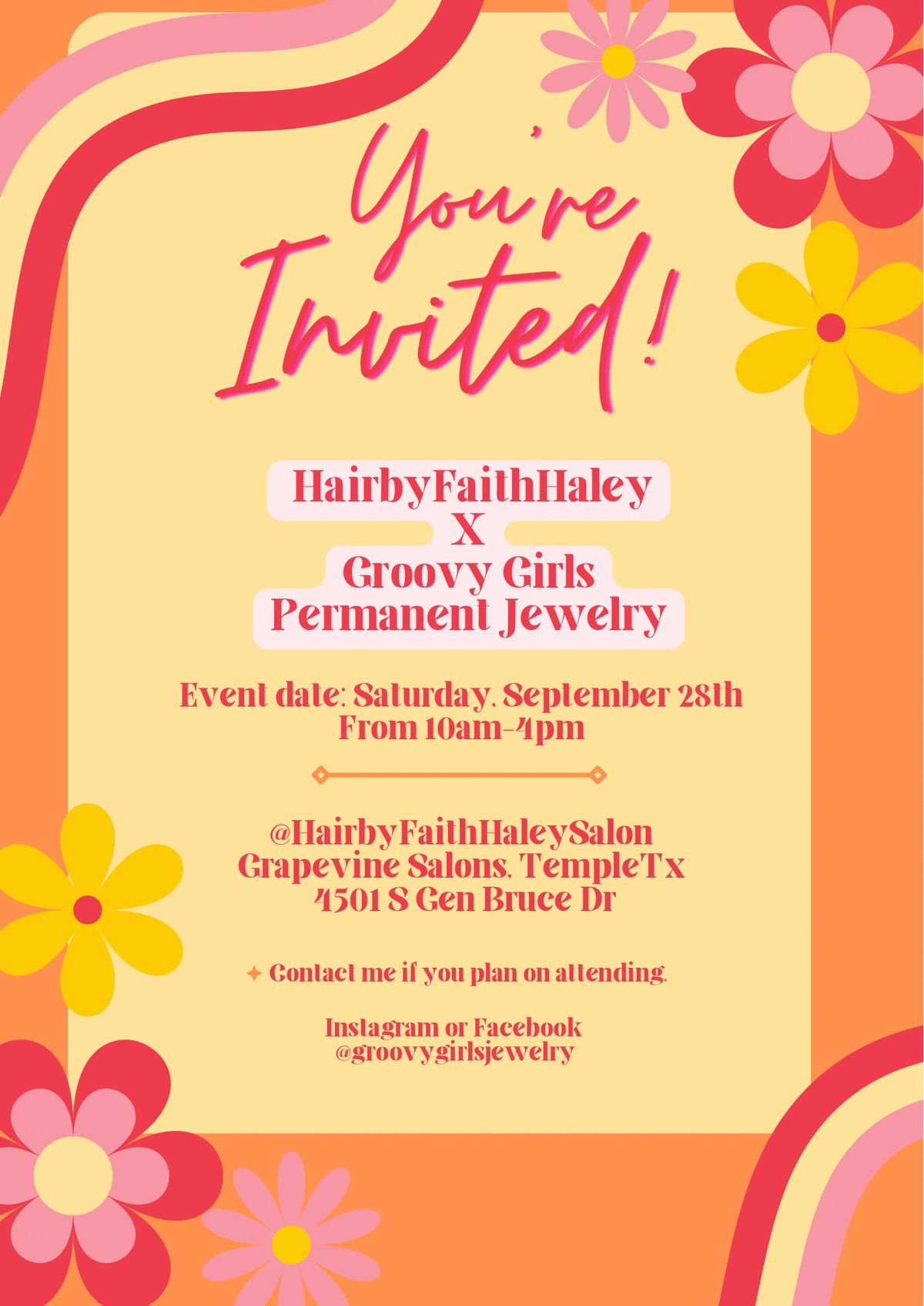 Pop Up at HairbyFaithHaley Salon