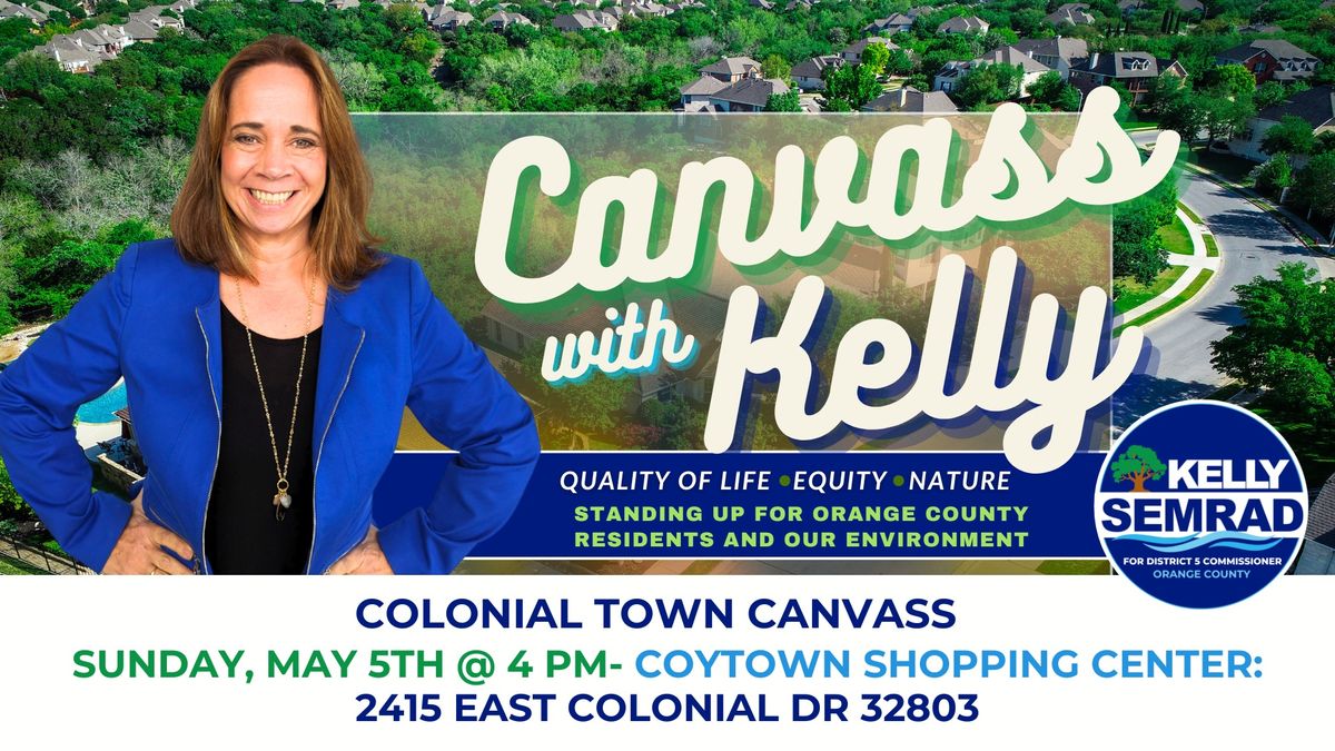 Canvass with Kelly in Colonial Town!