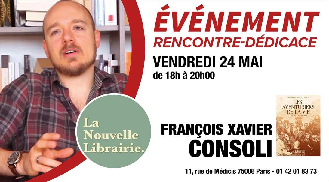 Rencontre et d\u00e9dicace avec Fran\u00e7ois-Xavier Consoli