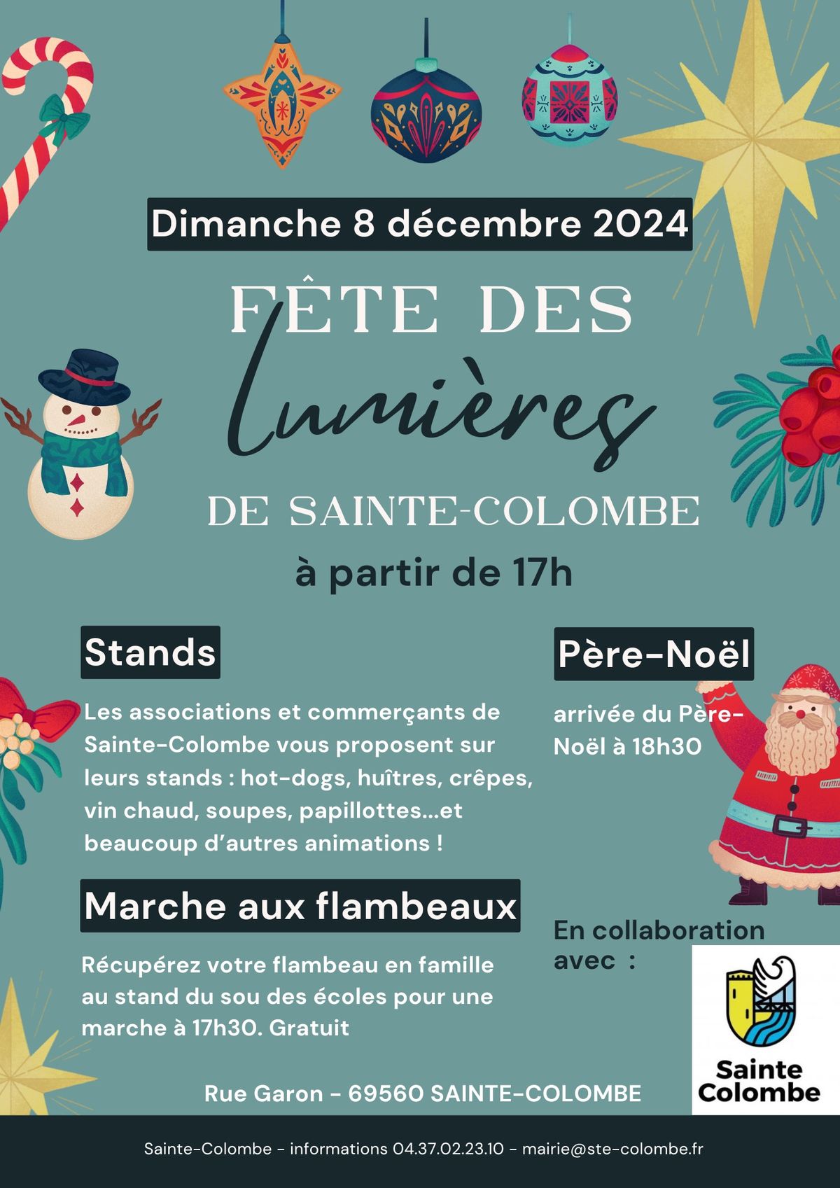 F\u00eate des Lumi\u00e8res Sainte-Colombe 2024