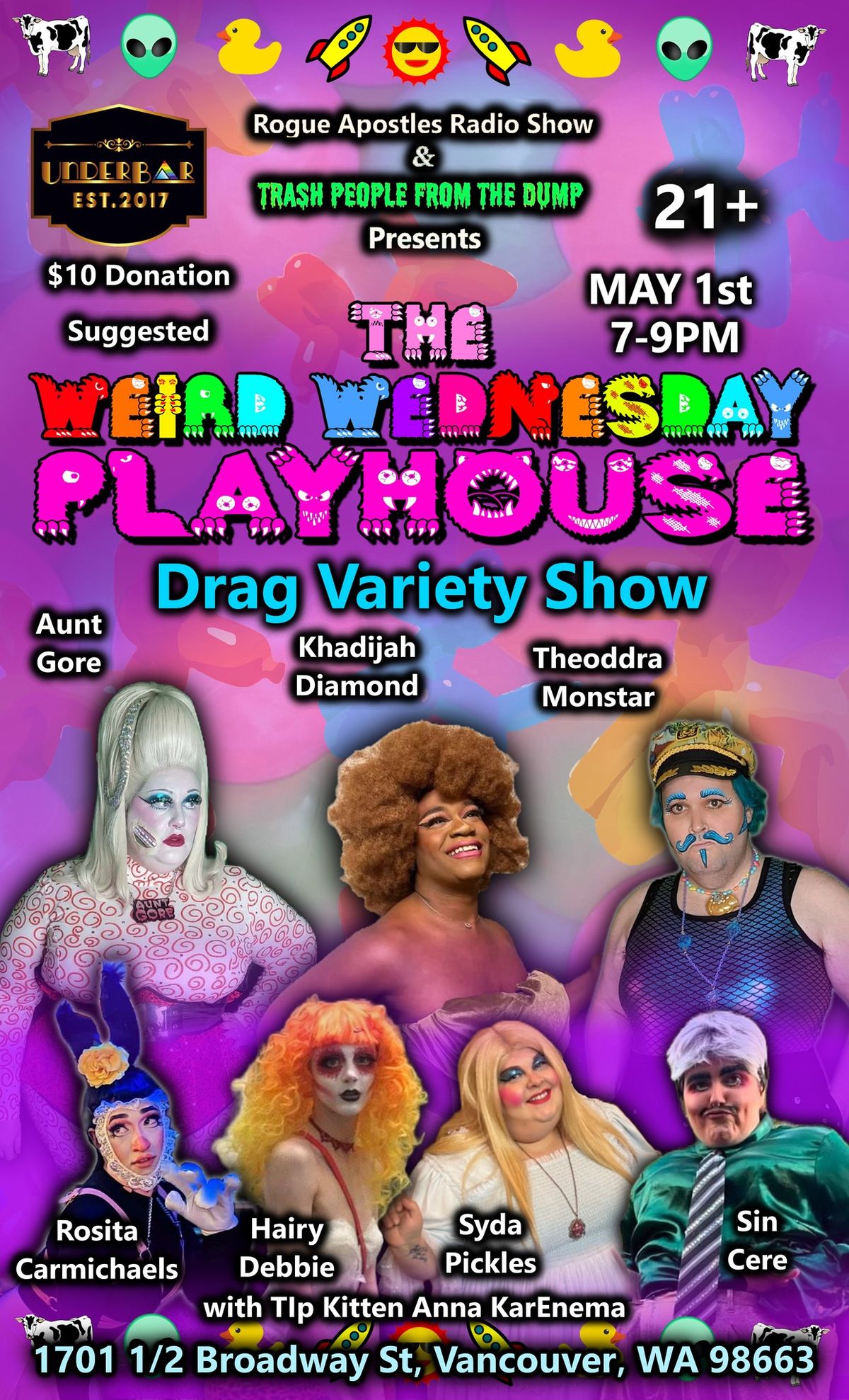 The Weird Wednesday Playhouse May 1st