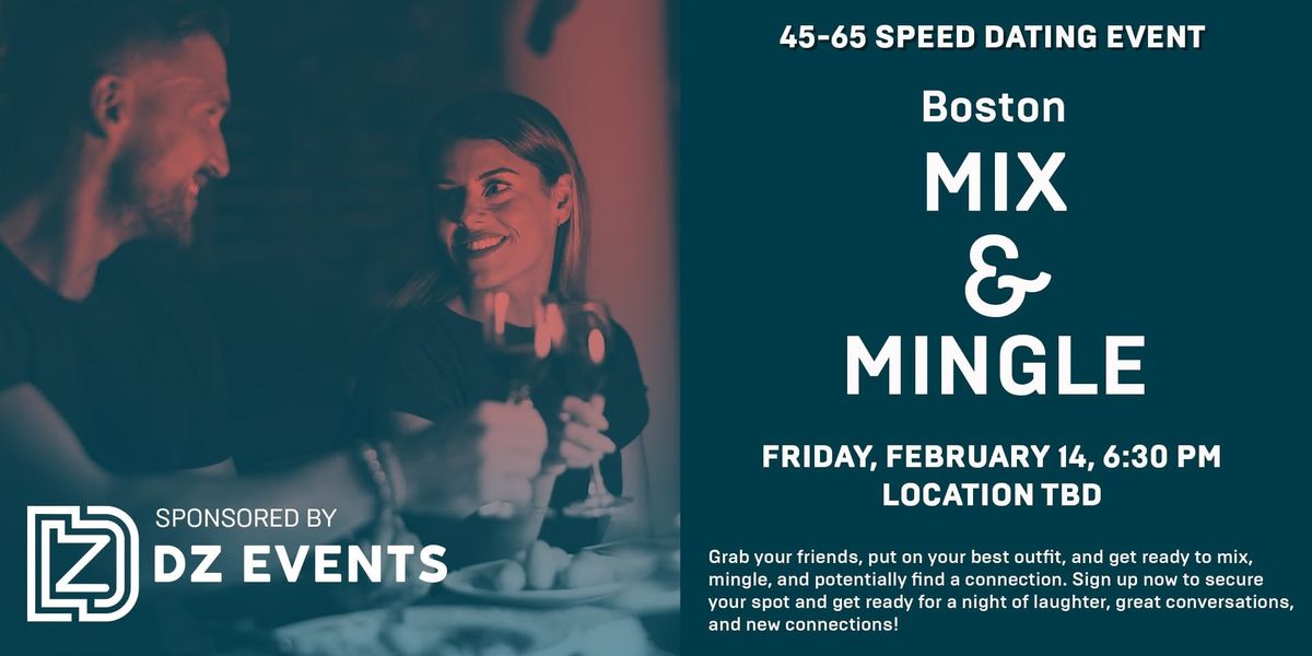 Speed Dating Ages 40-60 Davios Braintree Mall