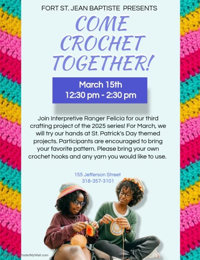 Crochet at the Fort \ud83e\uddf6