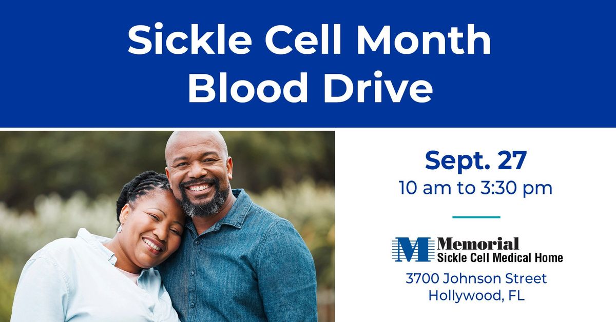 Sickle Cell Month Blood Drive 