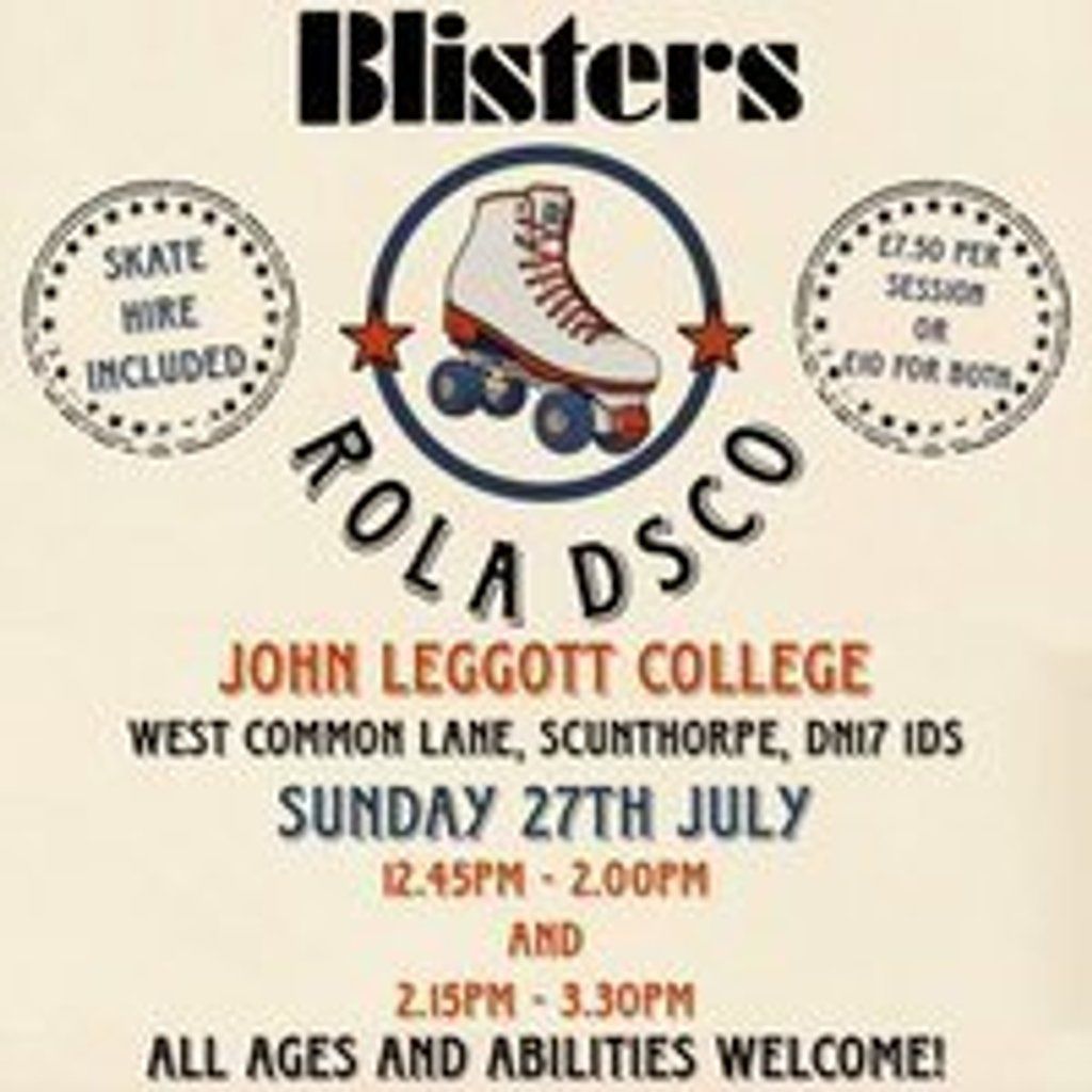 Blisters Rola Dsco Event at John Leggott College Sports Hall