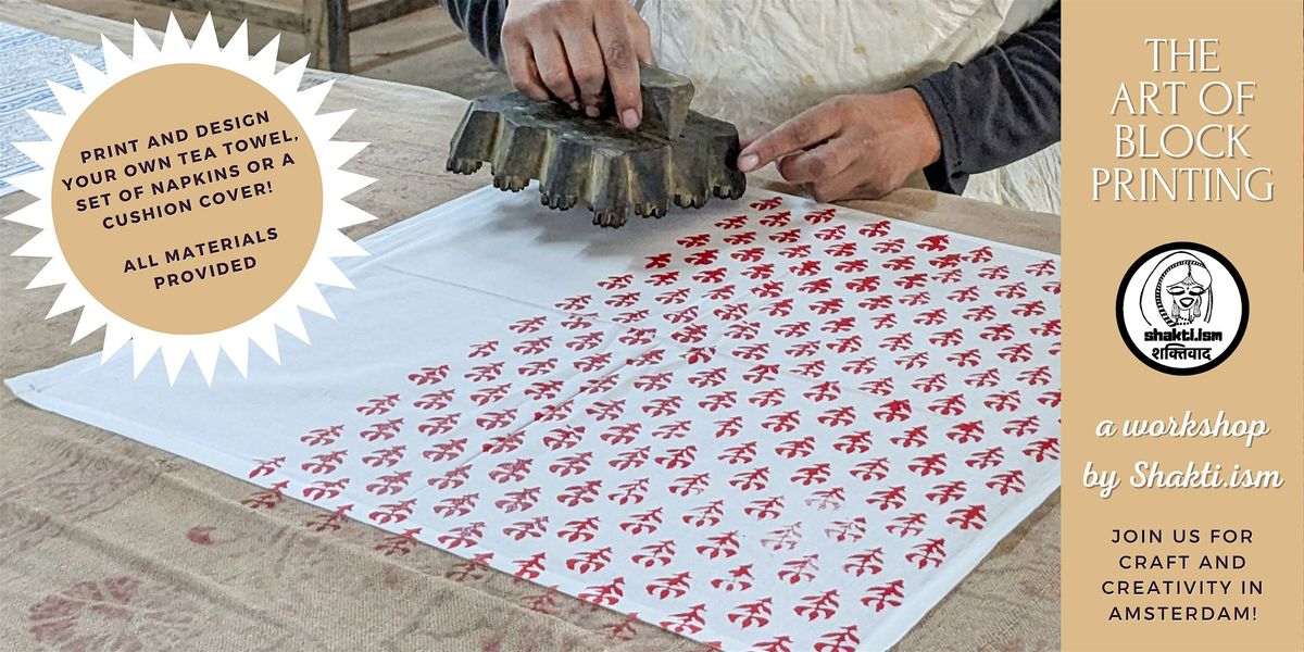 Creative Block Printing Workshop \u2013 Amsterdam