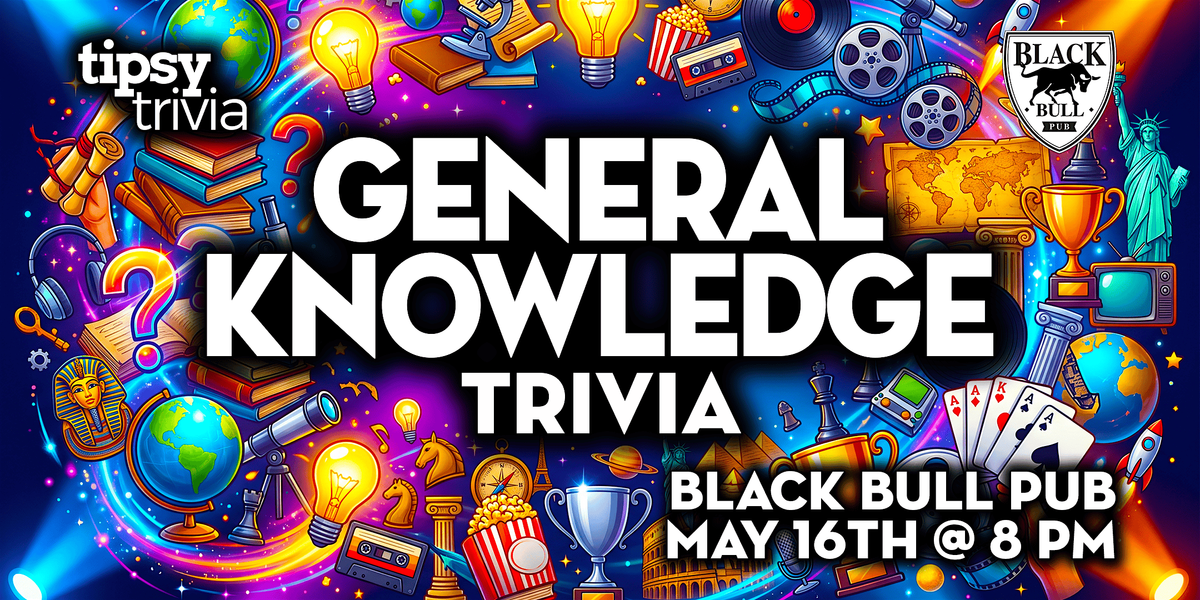 Calgary: Black Bull Pub - General Knowledge Trivia - May 16, 8pm