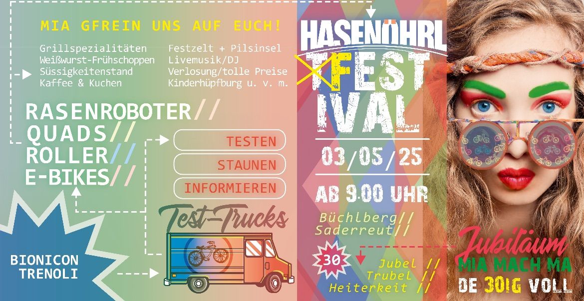 30 Jahre Hasen\u00f6hrl Festival am 03.05.2025