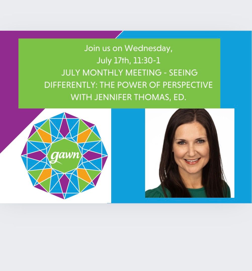 July luncheon and guest speaker Jennifer Thomas, ED