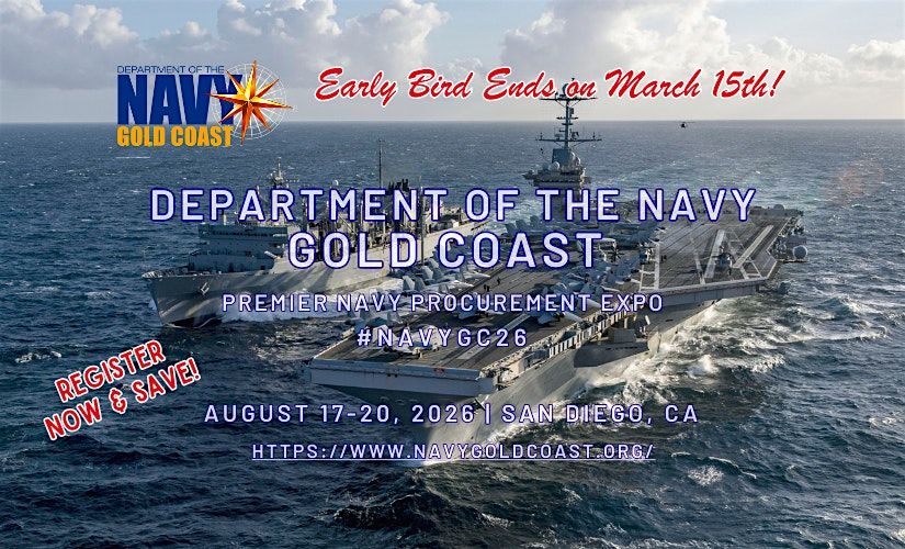 2026 Navy Gold Coast Premier Procurement Expo-INDUSTRY REGISTRATION